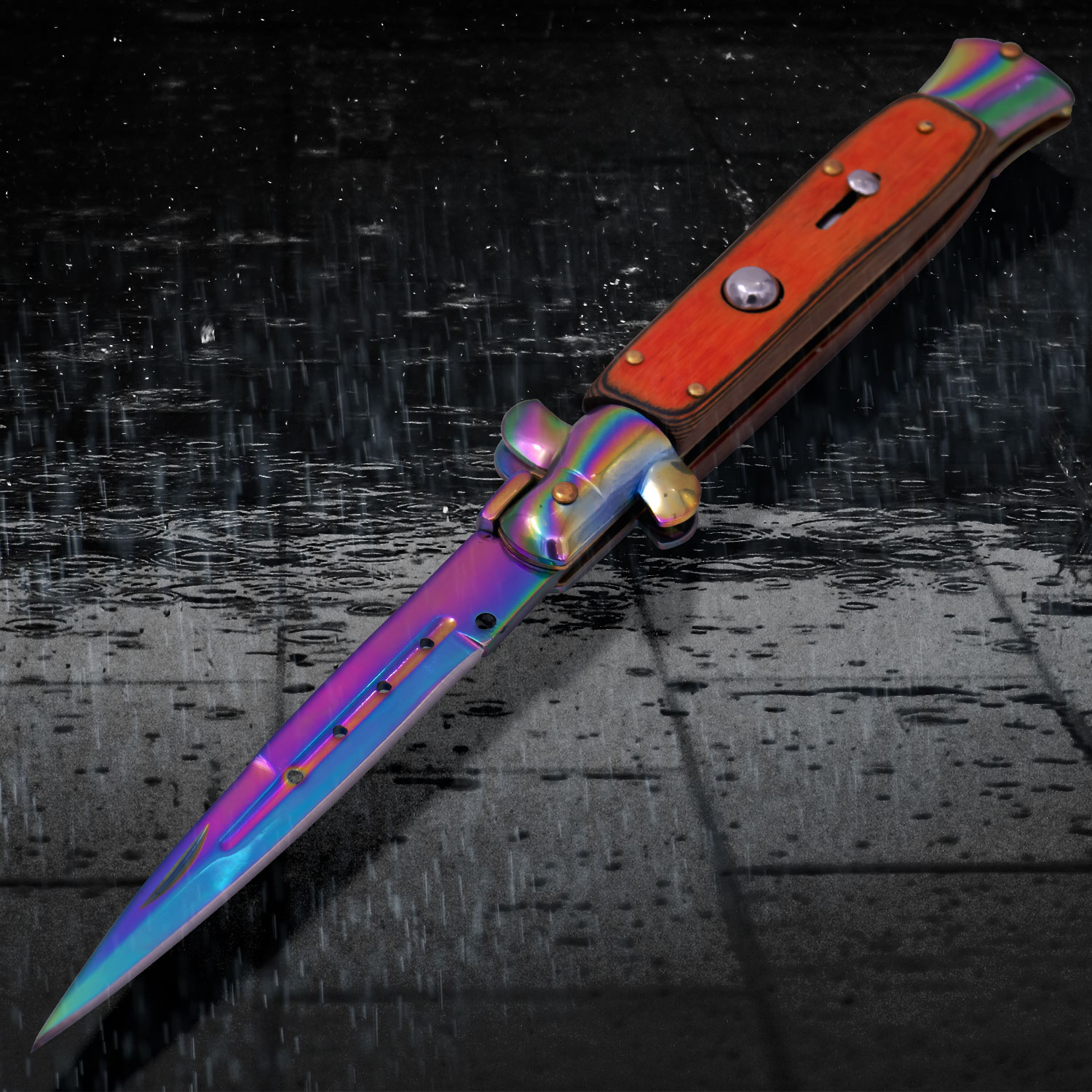 Elegegant Grace Rainbow Blade Automatic Milano Stiletto